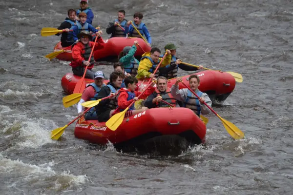 Whitewater rafting